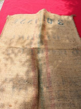 Sac toile jute années 5/60