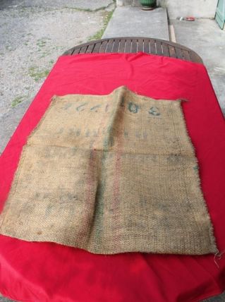Sac toile jute années 5/60