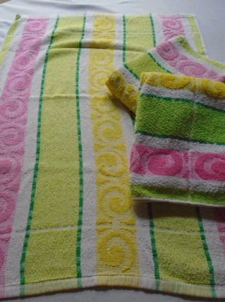 3 serviettes de toilette