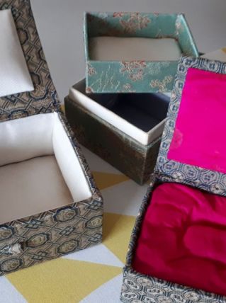 Lot de 3 boîtes chinoises