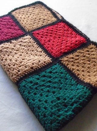 Plaid crocheté