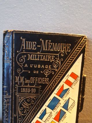 Carnet aide-mémoire militaire 1889