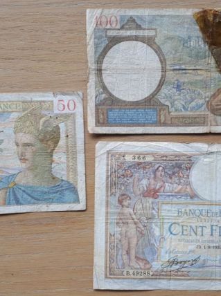 Billet de banque France années 30