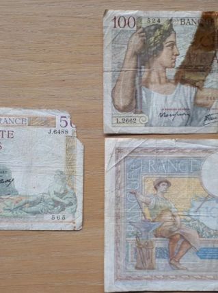 Billet de banque France années 30