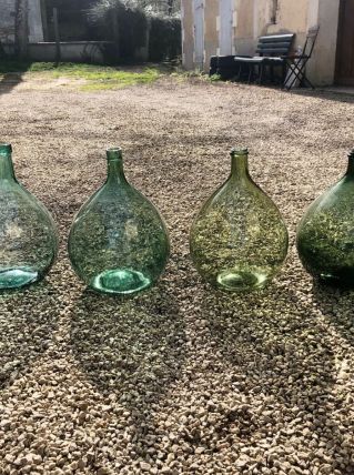 Dame jeanne vert foncé