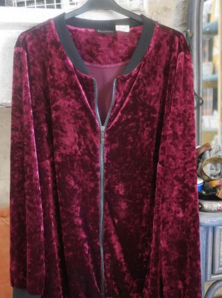 Veste "velouté" (polyester)