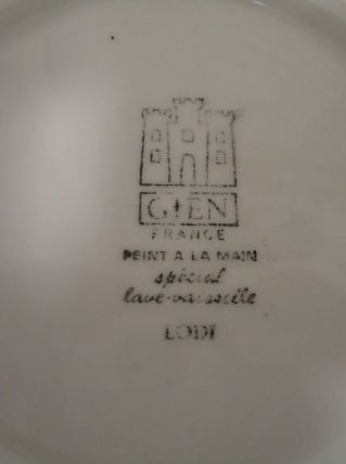 3 assiettes creuse vintage