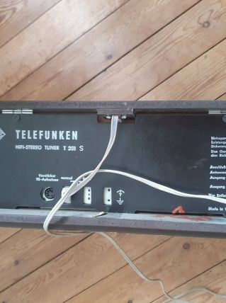 Telefunken hi fi stereo tuner 201 S