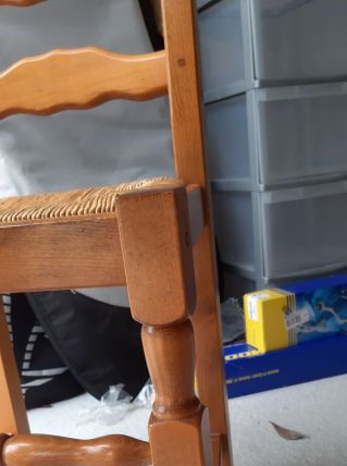 Lot de 6 Chaises bois massif