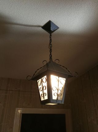 Lanterne en métal /verre