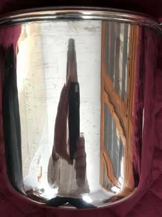 saut à champagne en argent