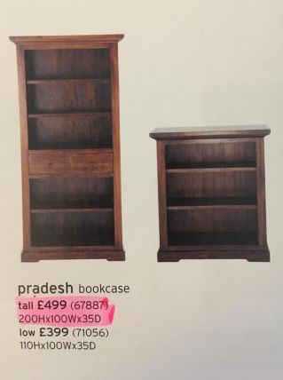 Meuble bibliotheque bois massif