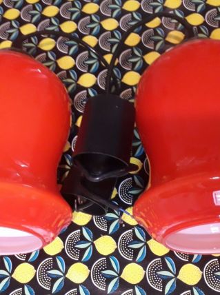 Luminaires  en suspension orange