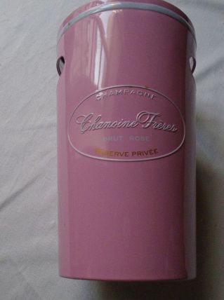 Sceau en métal laqué