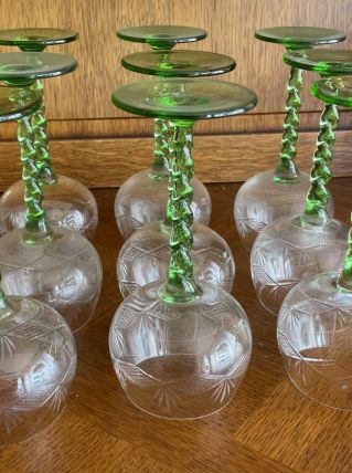 verres a vin d'alsace x9