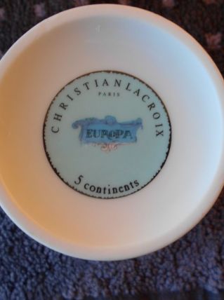 CHRISTIAN LACROIX MUG LES 5 CONTINENTS 