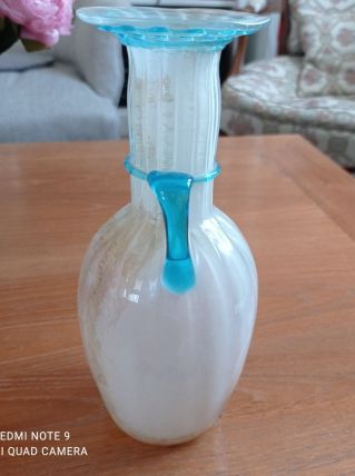Vase en verre italien