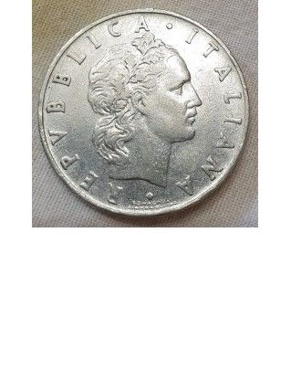 Lot de 2 Pièces de 50 Lires Italiennes 1954-55