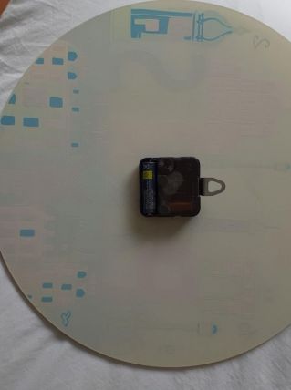 Horloge murale PARIS en verre