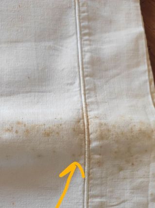drap coton blanc ancien 2.10 x 2.80 m drap ancien en coton, 
