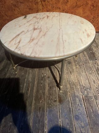 Table basse dessus marbre 
