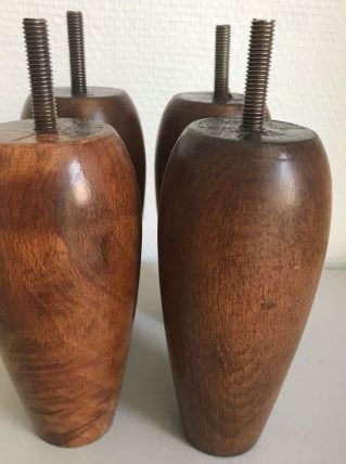 Magnifique anciens pieds de lit à visser