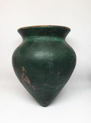 Jarre verte/doré céramique