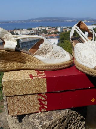 CHAUSSURES ESPADRILLES TONI PONS T 37 TBE VINTAGE 1950