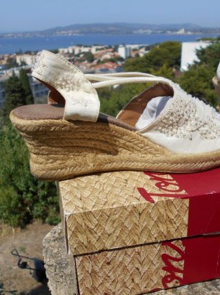 CHAUSSURES ESPADRILLES TONI PONS T 37 TBE VINTAGE 1950