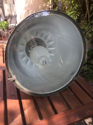 Lampe suspension industrielle vintage  XXL