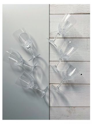 Verres à eau en Cristal D'Arques modèle Compiègne