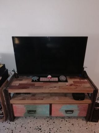 Meuble TV Bois de Récupération