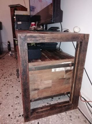 Meuble TV Bois de Récupération