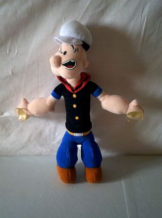 Peluche Popeye avec ventouse