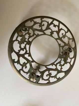 porte plant rond à roulettes