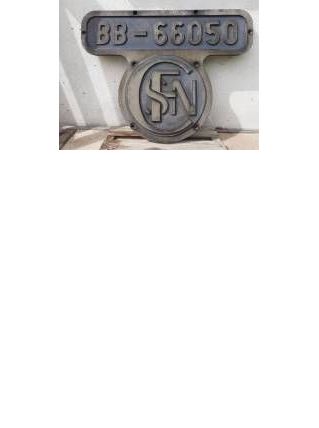 plaque frontale locomotive diesel sncf 1950