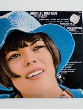 45 tours collection Mireille Mathieu-Mon amour impossible