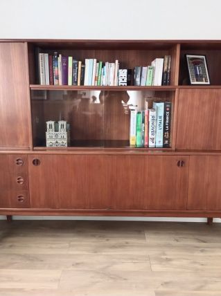 Bibliothèque en Teck vintage