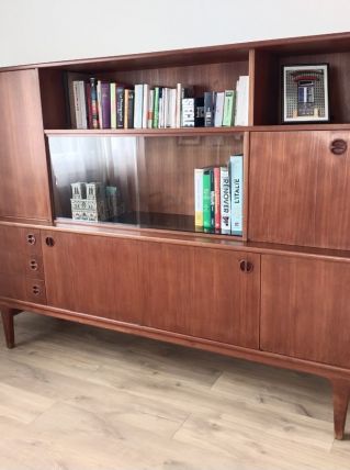 Bibliothèque en Teck vintage