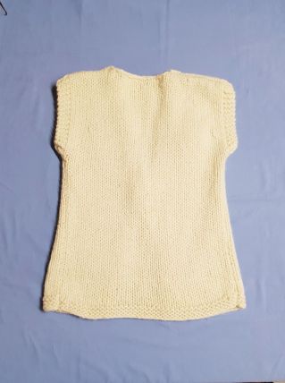 Gillet en maille tricoté taille M (V)
