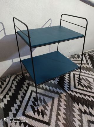 Table d'appoint 2 plateaux année 50 relooké
