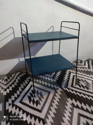 Table d'appoint 2 plateaux année 50 relooké
