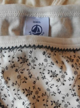 PETIT BATEAU COULOTTES 3 NEUF VINTAGE T 14 ANS OU 36