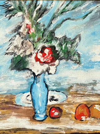 Le bouquet et les fruits