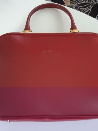 Sac en cuir rouge pour femme
