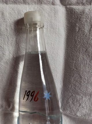 Bouteille Evian sérigraphie pleine 1l année 1996