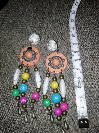 Boucles d'oreilles années 80