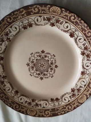 assiette louis XV jules vieillard bordeaux 