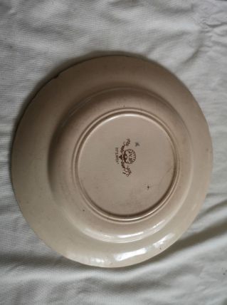 assiette louis XV jules vieillard bordeaux 