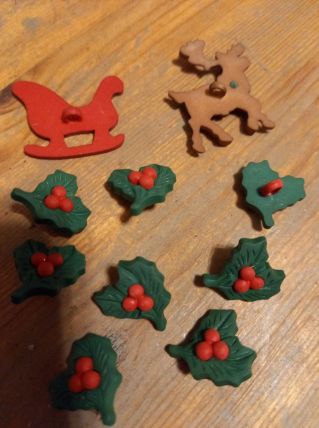 Boutons de Noël 